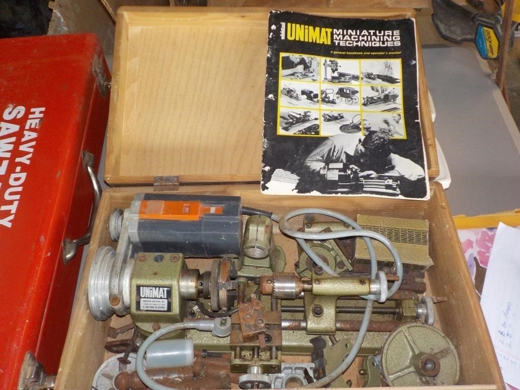 Unimat miniature machinist tool Mod DB200, MI