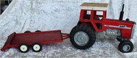 Massey Ferguson 1155 Tractor w/Low Bed Trailer