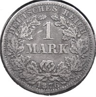 1876 GERMANY SILVER MARK VF
