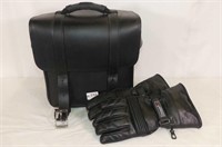 Motor Cycle Saddle Bag W/ Thinsulate Leather Glove