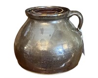 Antique Stoneware Pottery Dutch Oven Bean Pot