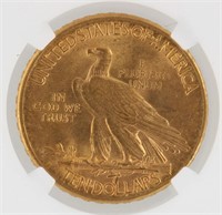 1908-S Gold Eagle NGC MS61 $10 Indian Head