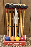 Vintage JC Higgins Croquet Set