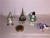 TRINKET BOXES, COMPACT & HOLLAND SHOES