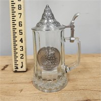 Matt Brewing Company Stein with Metal Lid and Thum