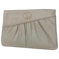 Dior Vintage Leather Clutch Bag