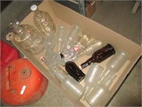 Lot of lock top bottles