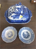 Blue Willow Tureen, Transfer bowls