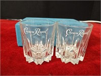 2 Crown Royal Glasses