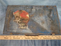 A.C. Gilbert Metal Toy Tool Box w/Asst. Tools