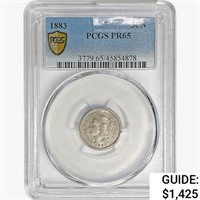 1883 Nickel Three Cent PCGS PR65