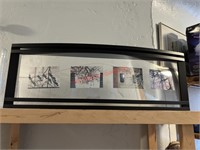 Large Curved Frame Picture Frame (hallway)