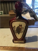 Owl Jim Beam Decanter - Partially Full