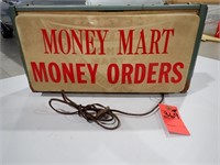 Money Mart Money Orders Light Up Sign