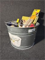 Tin Bucket, Painting Supplies