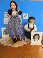 Franklin Heirloom "Dorothy" Doll & Knowles "Little