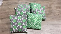 6 Asstd Outdoor Cushions