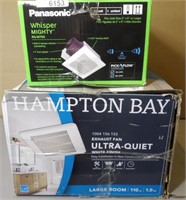 Panasonic Whisper Mighty & Hampton Bay Exhaust Fan