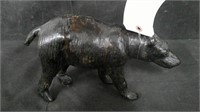 LEATHER BEAR STATUE