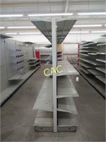 7 Sections of Metal Store Shelving (Two Sides)