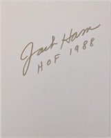 NFL Hall Of Famer Jack Ham Autograph