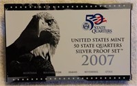 2007 Mint Quarters Silver Proof Set