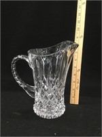 Lead glass pitcher