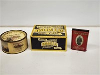 Tobacco Advertising Tins and Box