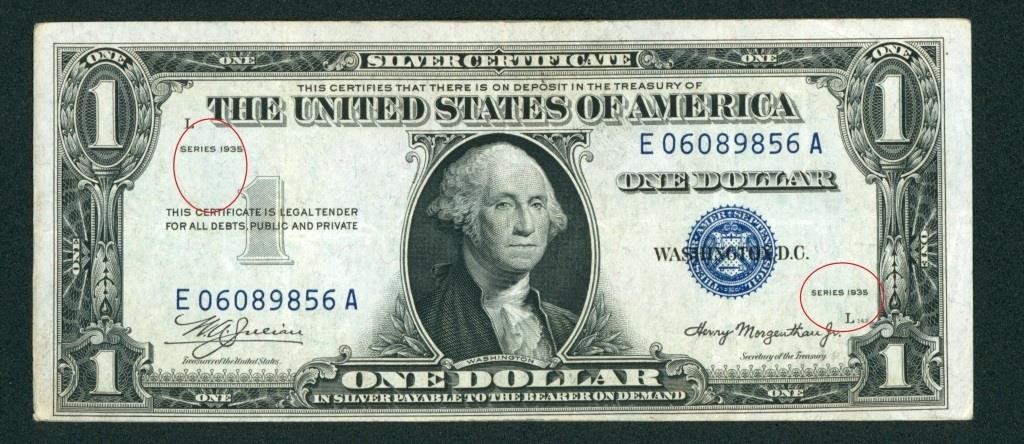 Currency Collector Paper Currency 6/25/24