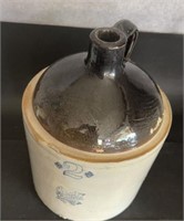 WESTERN STONEWARE JUG-NOT PERFECT