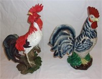 Pair of roosters.