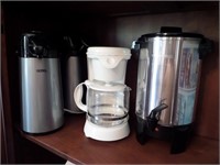 Lot (4) Coffee Makers & Pots