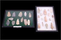 Collection of Pre Historic Arrowheads & Scrapers