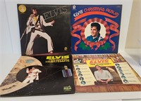 Elvis Presley 12" 33 RPM Vinyl Records (4 pcs)