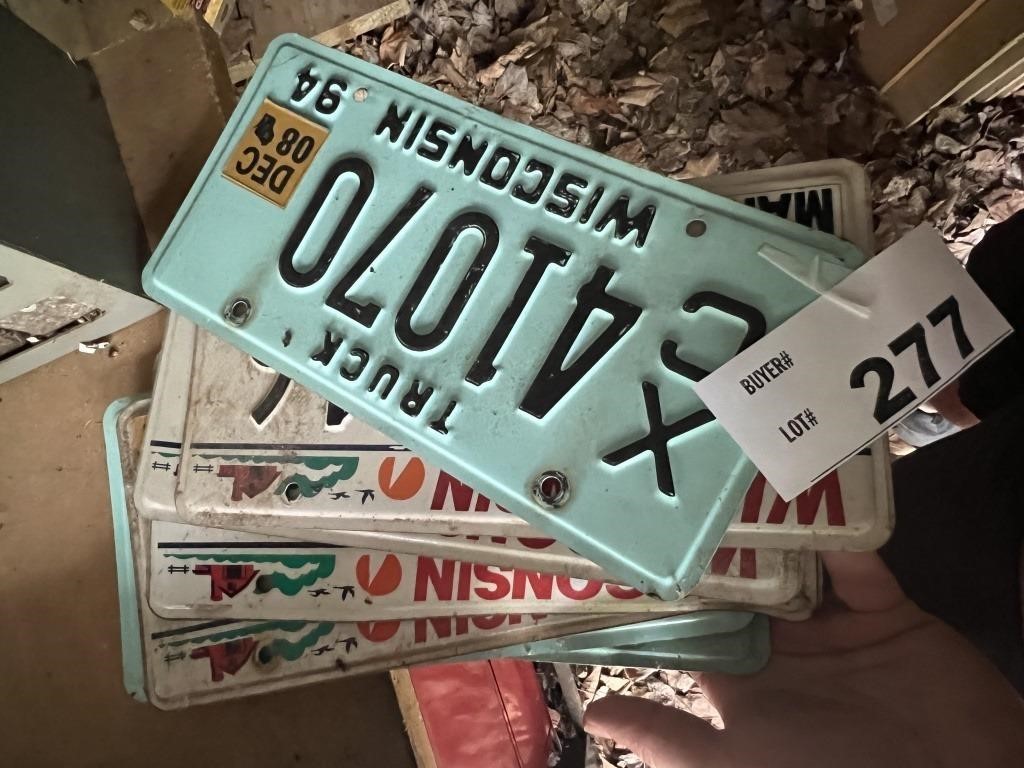 LICENSE PLATE LOT