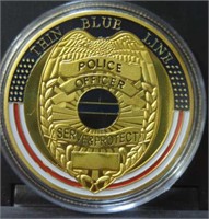 Police officer challenge coin