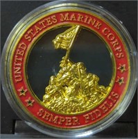United States Marine corps challenge coin