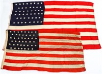 SPAN-AM WAR - EARLY 20th C. US 45 & 46 STAR FLAGS