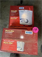 (2) Warm Mist Humidifiers