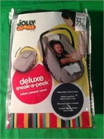 JOLLY JUMPER DELUXE SNEAK -A-PEAK INFANT CARSEAT