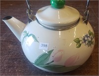 Cute Metal Decorative Teapot, Approximately 8"