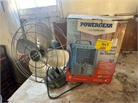 WIZARD HUSKY VINTAGE ELECTRIC FAN, POWER GEAR