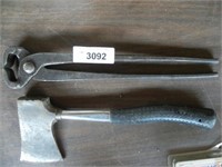 Hatchet and Vintage Hoof Knippers