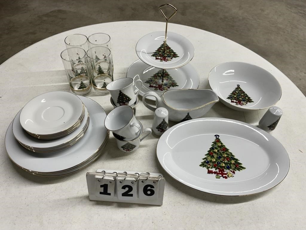 Sea Gull Christmas Dishes