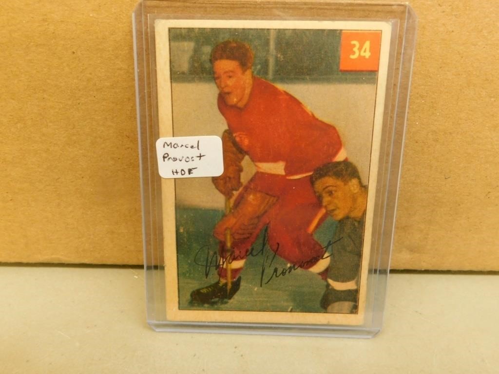 Vintage Hockey, Baseball, & Wrestling Card Auction