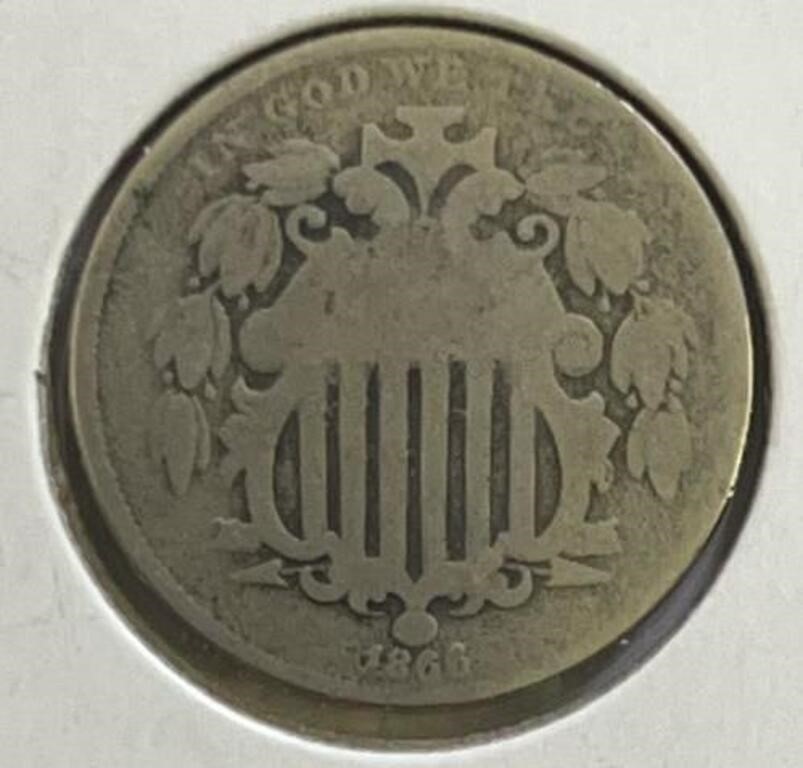 1866 Shield Nickel