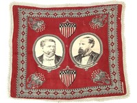 1880 Hancock & English Jugate Campaign Bandana
