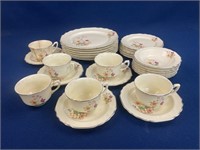 (30) Pieces of W S George China Lido Canarytone