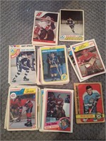 50 CARD HOCKEY LOT -1970S AND 80S - ROUGH SHAPE