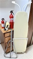 Iron Board & Fire Extinguisher Mixed Lot